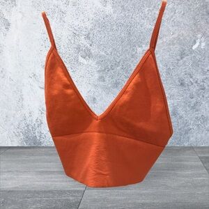 Elegant Orange Camisole Top NWOT